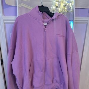 Comfrt Womens Sweat Suit Pastel Edit // zip up sweatshirt and sweatpants - Lilac